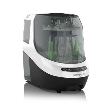 Baby Brezza Bottle Washer Pro - Baby Bottle Washer, Sterilizer + Dryer & Official Detergent Soap Tablets for Baby Brezza Bottle Washer Pro, 120 Tablets