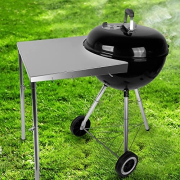 Stanbroil Stainless Steel Work Table for Weber Charcoal Grills