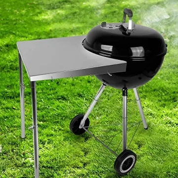 Stanbroil Stainless Steel Work Table for Weber Charcoal Grills