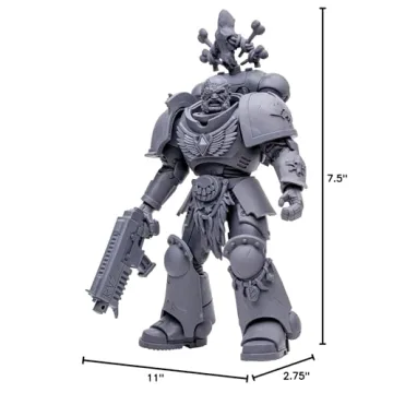 Collectible McFarlane Warhammer 40K Space Wolves Figure