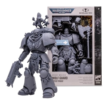 Collectible McFarlane Warhammer 40K Space Wolves Figure