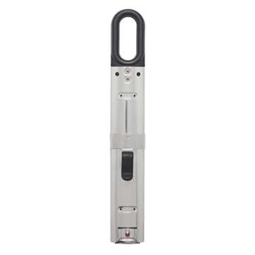 KitchenAid KQ907 Curved Stainless Steel Paddle Style Candy and Deep Fry Thermometer with pan clip, TEMPERATURE RANGE: 100F to 400F, Black