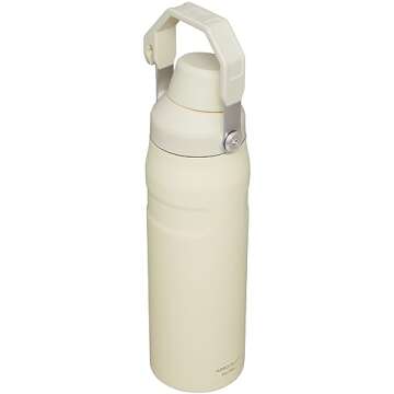 Stanley IceFlow Fast Flow Water Bottle 24 OZ | Angled Spout Lid | Lightweight & Leakproof for Travel...