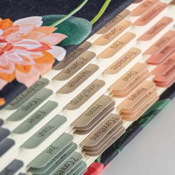 DiverseBee Laminated Bible Tabs (Petite Size, Easy to Read), Bible Study Journaling Supplies, Bible ...