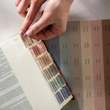 Stylish DiverseBee Laminated Bible Tabs for Easy Reading