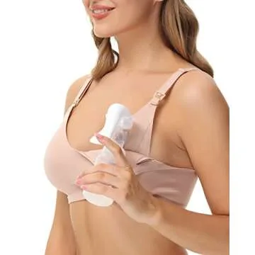 HOFISH Women’s Hands Free Pumping Bra for Nursing Moms
