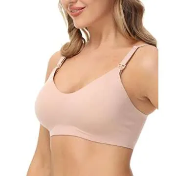HOFISH Women’s Hands Free Pumping Bra for Nursing Moms