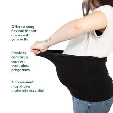 Peanutshell Maternity Belly Band for Pregnancy Comfort