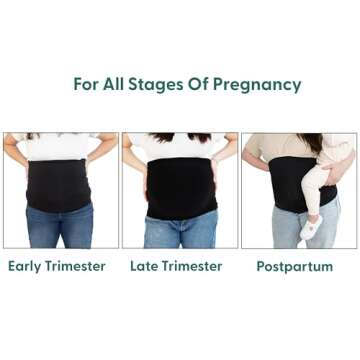 Peanutshell Maternity Belly Band for Pregnancy Comfort