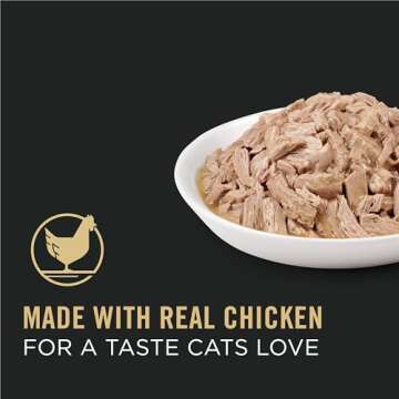 Purina Pro Plan Complete Essentials High Protein Cat Food Gravy, Wet Cat Food Chicken Entree - (Pack...