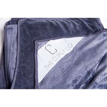 The Curly Co. Premium Microfiber Extra-Large Hair Towel Guarantee