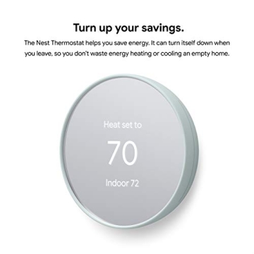 Google Nest Smart Thermostat Fog Energy Efficient Home