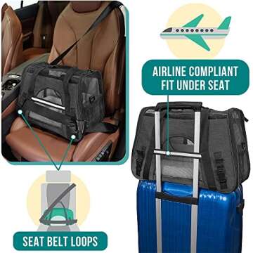 PetAmi Airline Approved Carrier for Dogs and Cats