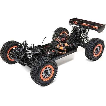 Losi RC Truck 1/5 DBXL-E 2.0 4 Wheel Drive Desert Buggy Brushless RTR Battery and Charger Not Included with Smart Fox LOS05020V2T1