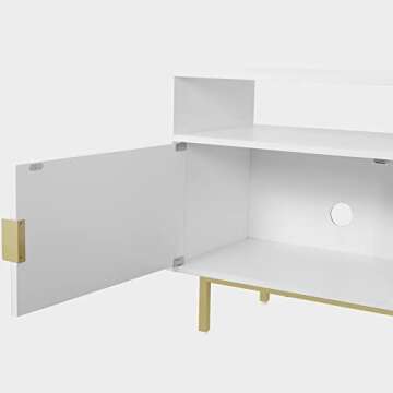 Nathan James Jacklyn Contemporary TV Stand with Storage