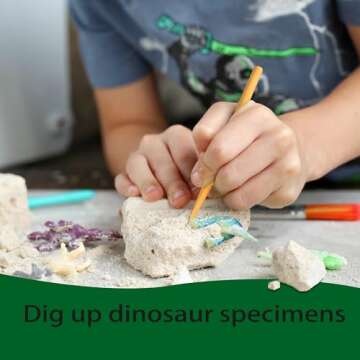Christmas Advent Calendar 2024, Dinosaur Excavation Kits for Boys Girls, 24 Days Christmas Countdown...