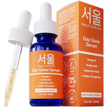 SeoulCeuticals Korean Skin Care 20% Vitamin C Hyaluronic Acid Serum + CE Ferulic Acid - Potent Anti ...