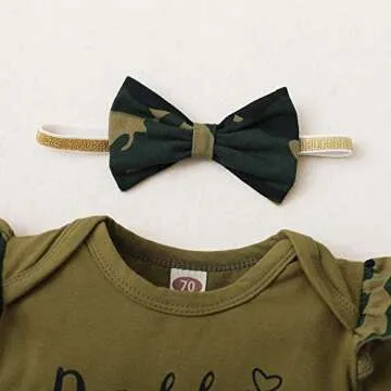 Renotemy Infant Baby Girl Summer Clothes Set for Newborns