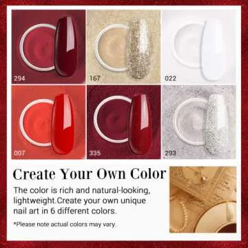 AZUREBEAUTY Dip Powder Set - 6 Colors for Stylish Nails