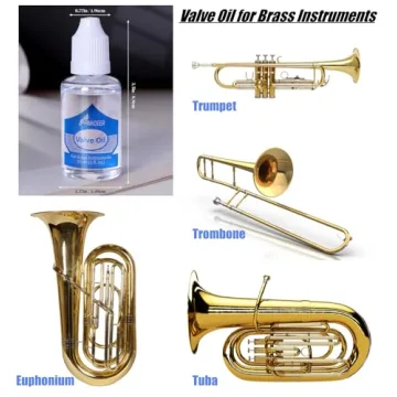 PINKDEER Trumpet Valve Oil - Pack of 3 for Brass Instruments