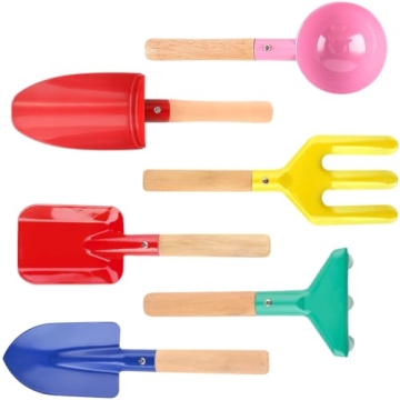 UMUACCAN Kids Beach Tools Set - 6 Fun Sand Toys for Outdoor Play