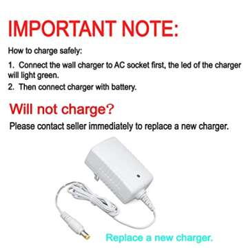 Talentcell 24V Lithium ion Battery PB240B1, Rechargeable 42980mAh 156Wh Li-ion Batteries Pack with D...