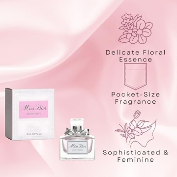 Dior Miss Rose N' Roses Mini Perfume for Women 0.17 Ounce