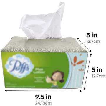 carrotez Tissue Box Cover, [Refined] Modern PU Leather Rectangular Tissue Box Holder - Decorative Holder/Organizer for Bathroom Vanity Countertop, Night Stands, Office Desk 9.5"X5"X5" - Pastel Grey