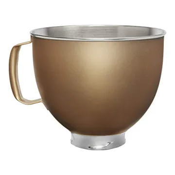 KitchenAid KSM5SSBVG 5qt Victoria Gold Stainless Steel Mixer Bowl