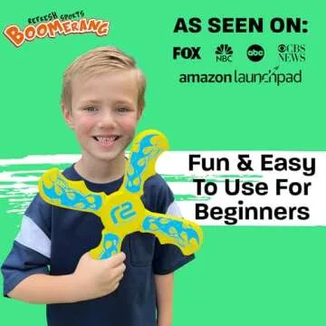 Kids Beach Toys & Beach Games - Ultimate Foam Boomerangs for Outdoor Fun