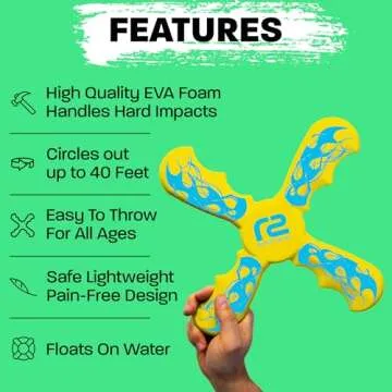 Ultimate EVA Foam Boomerangs for Kids - Fun Outdoor Toy