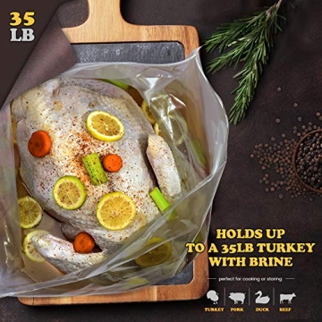 Brining Bag - Heavy Duty, Extra Large 2 Pack for Turkey