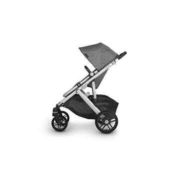 UPPAbaby VISTA V2 Stroller - JORDAN (charcoal/silver/black leather)