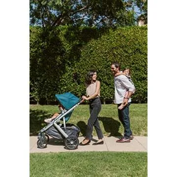 UPPAbaby VISTA V2 Stroller - JORDAN (charcoal/silver/black leather)