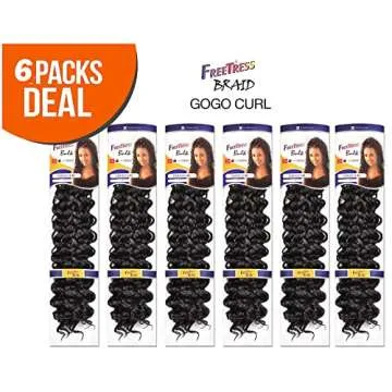 Synthetic Hair Braids FreeTress GoGo Curl (6-PACK, 2)