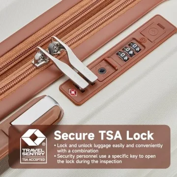 Smart Travel with imiomo 4 Piece Luggage Set