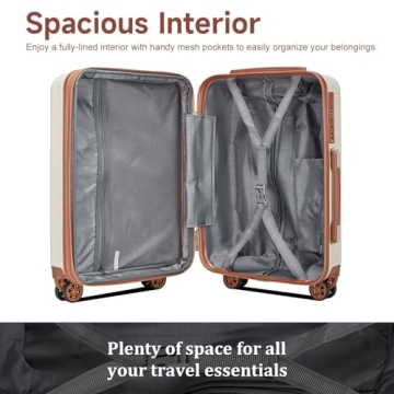 Smart Travel with imiomo 4 Piece Luggage Set