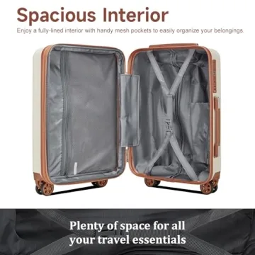 Smart Travel with imiomo 4 Piece Luggage Set