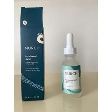 NURCH Hyaluronic Acid Serum | Hydrating & Lightweight | Vegan & Clean