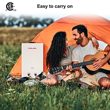 GASLAND Outdoor Propane Water Heater 2.64GPM for Camping
