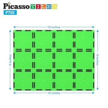PicassoTiles Magnetic Building Blocks for Kids - Safe & Creative
