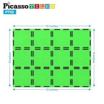 PicassoTiles Magnetic Building Blocks for Kids - Safe & Creative