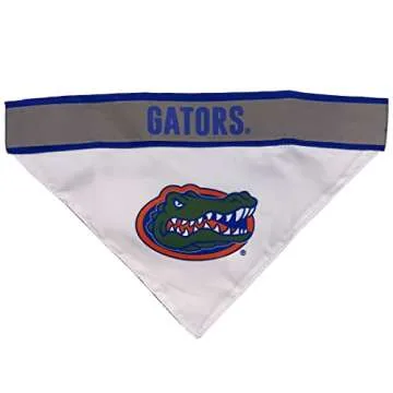 Pets First NCAA Florida Gators TIE Bandana, Small/Medium. Dog Football Reflective Bandana Scarf Bib for Pet, Cat, or Dog. The Ultimate Game-Day, Party Bandana