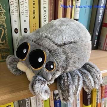 A New Soft and Cute Spider Plush Toy for Young Boys and Girls as a, Room Decoration