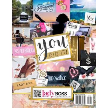 Lady Boss Vision Board Clip Art for High Achievers