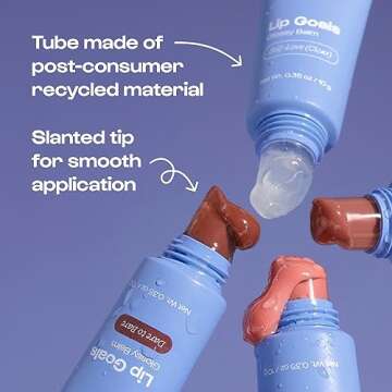 Alleyoop Glossy Lip Balm - Lip Goals, Self-Love (Clear) - Hydrating & Moisturizing Lip Care for Cracked Lips - Natural Plumping Lip Moisturizer That Smooths, Soothes, & Protects - Vegan & Cruelty-Free