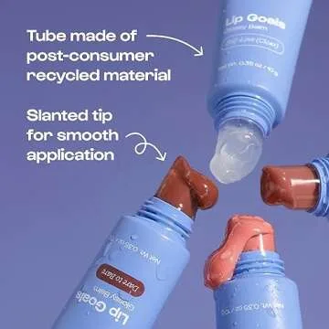 Alleyoop Glossy Lip Balm - Lip Goals, Self-Love (Clear) - Hydrating & Moisturizing Lip Care for Cracked Lips - Natural Plumping Lip Moisturizer That Smooths, Soothes, & Protects - Vegan & Cruelty-Free