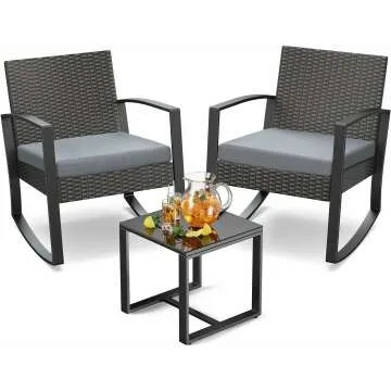 Wicker Patio Furniture Set for Stylish Outdoor Living