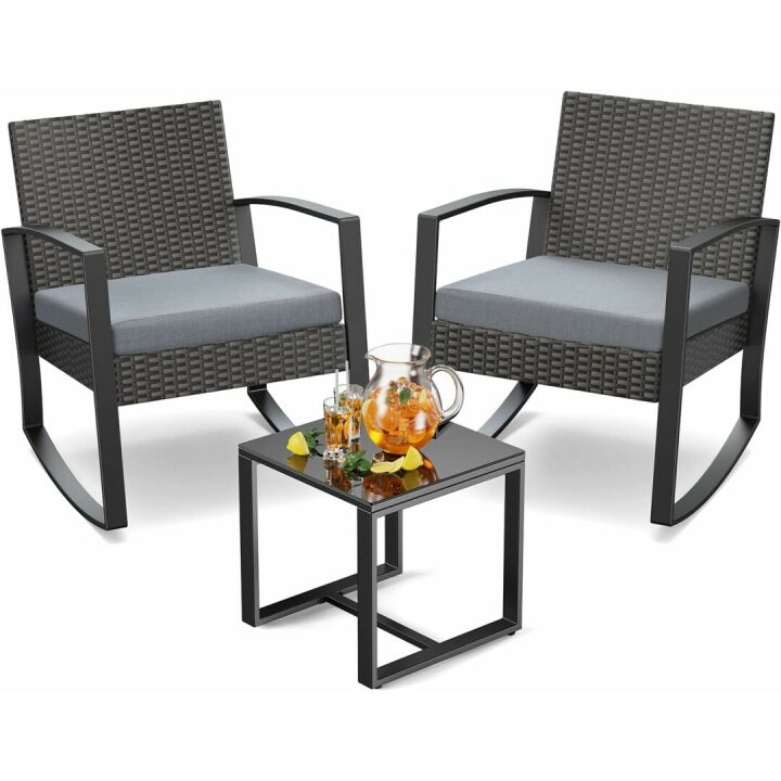Wicker Patio Furniture Set for Stylish Outdoor Living
