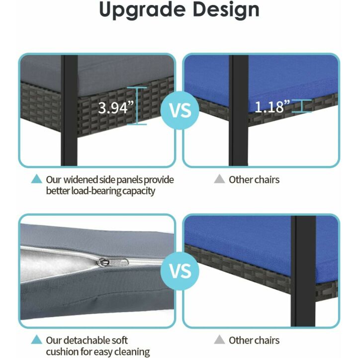 Wicker Patio Furniture Set for Stylish Outdoor Living